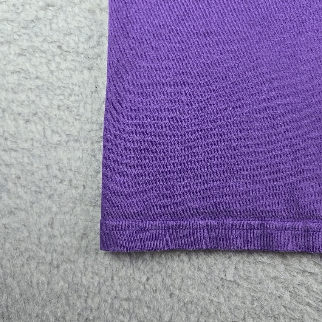Champion Embroidered Logo T-Shirt Men’s Size Medium Purple Classic Sportswear