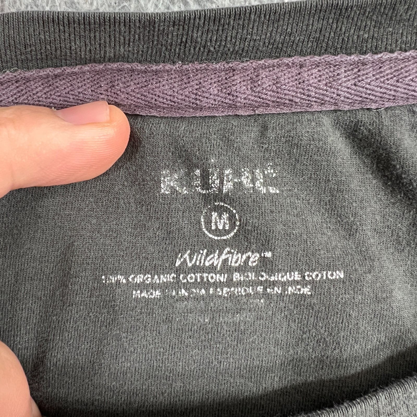 Kuhl Shirt Mens Medium Gray Wildfibre Organic Cotton Long Sleeve Tee Tagless