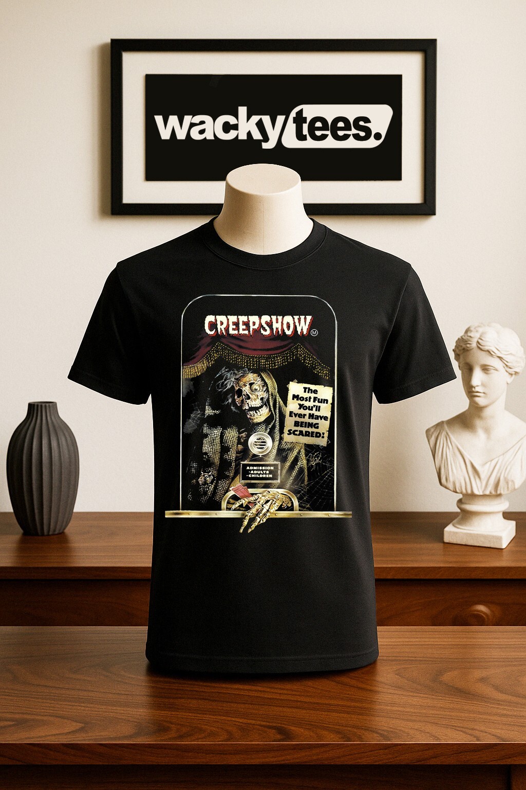 Creepshow The Most Fun You’ll Ever Have Horror Terror Graphic Tee Shirt