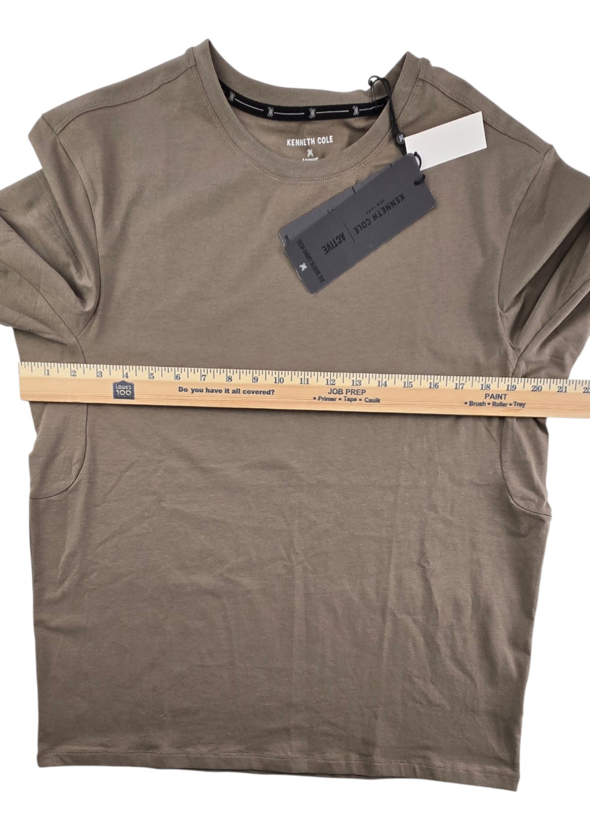 Kenneth Cole Men’s Active Tech Shirt S/S Stretch Breathable Soft Cotton UPF 50+