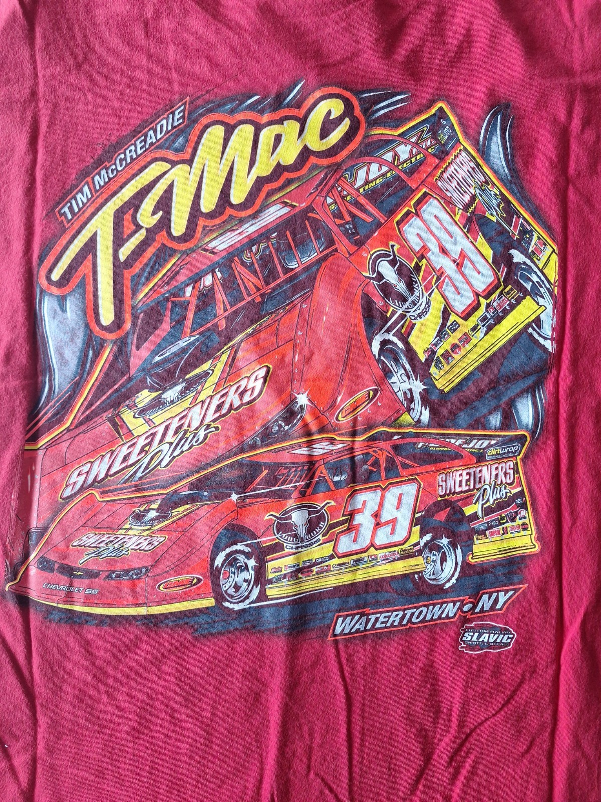 Tim McCreadie Shirt Mens 2XL XXL Red Dirt Track Racing 39 Graphic Race TMAC Tee