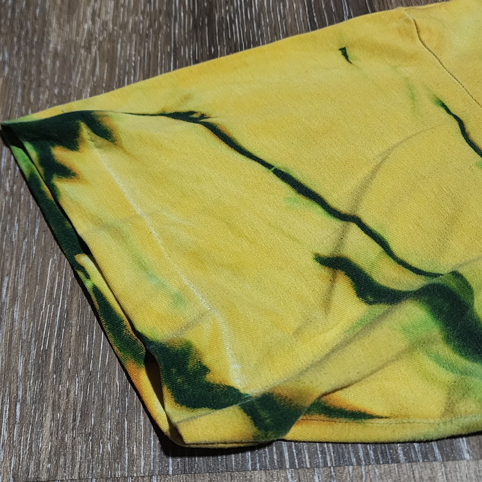Vintage 90s Puerto Vallarta Mexico Tropical Water Tie Dye All Over Print Shirt L