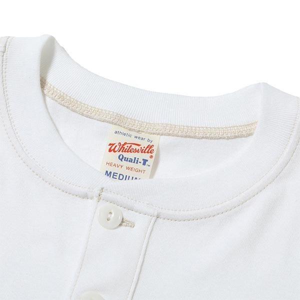 WHITESVILLE HENLEY NECK Short Sleeve 1-PACK T-SHIRT – [ WV79681] Made in Japan