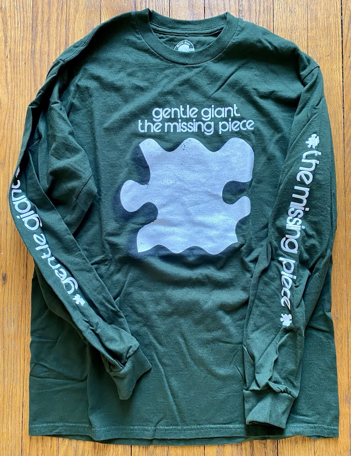 Rare Official GENTLE GIANT The Missing Piece Long Sleeve Shirt Prog Rock