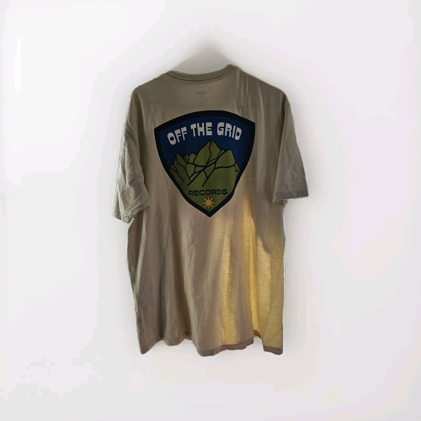 John Summit Off The Grid Records T Shirt Men’s XXL EDM House DJ Rave Bone Color