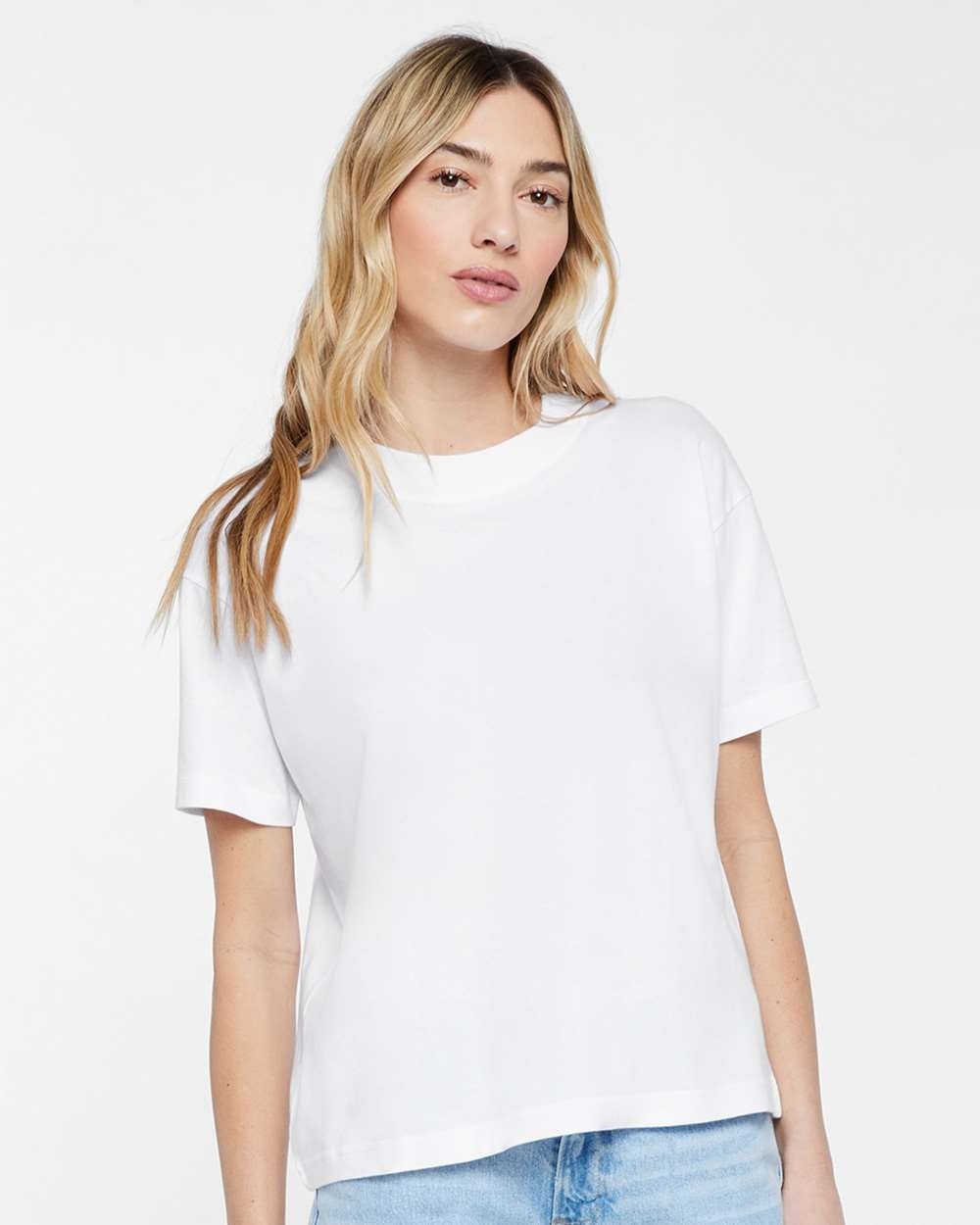 Oversized Drop Shoulder Relaxed Crew Tee Casual Streetwear Shirt Unisex LAT 3520