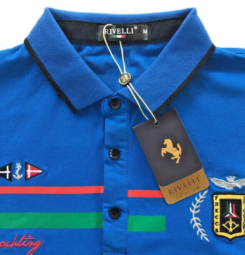 Men’s Premium Polo Shirt,Italian Style,Modern,Slim Fit,Spandex.M to XL.…E1.B