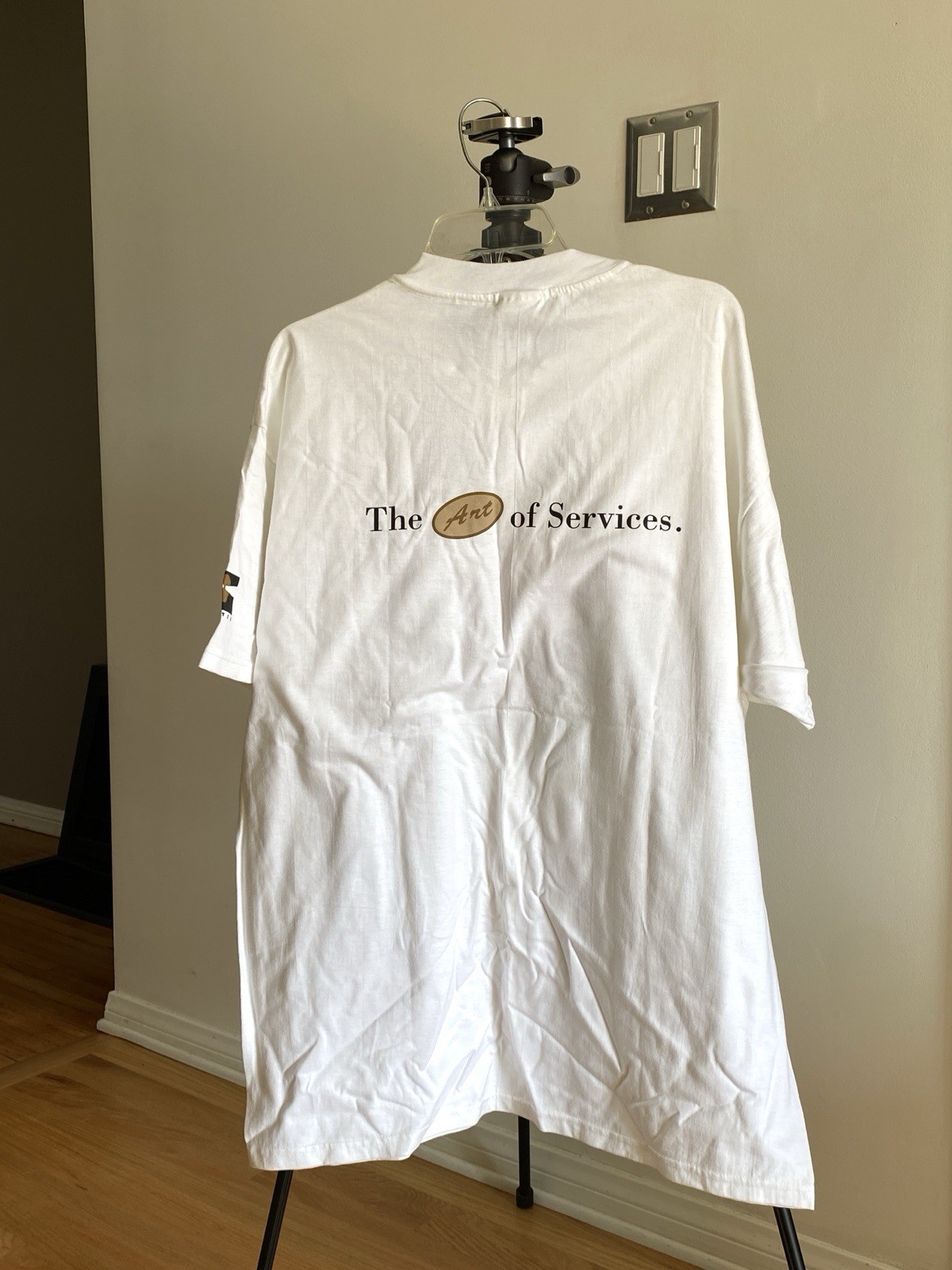 Vintage 90s Promo Tee Shirt “A@I Photo Lab and ZZYZX”. NEW: never be worn.