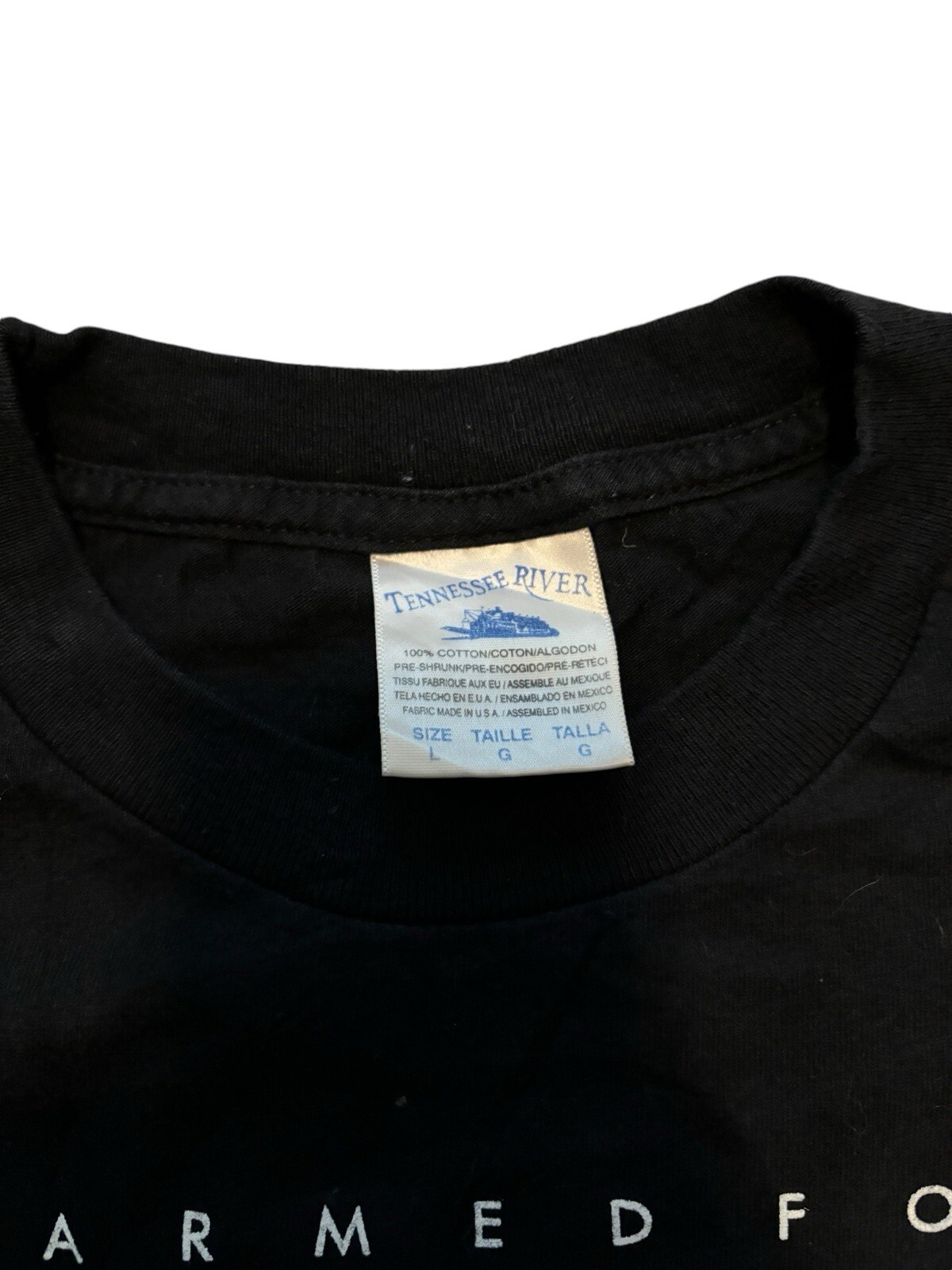 Vintage 1992 US Armed Forces Vietnam Vet Graphic Talking Tops T-Shirt USA Large