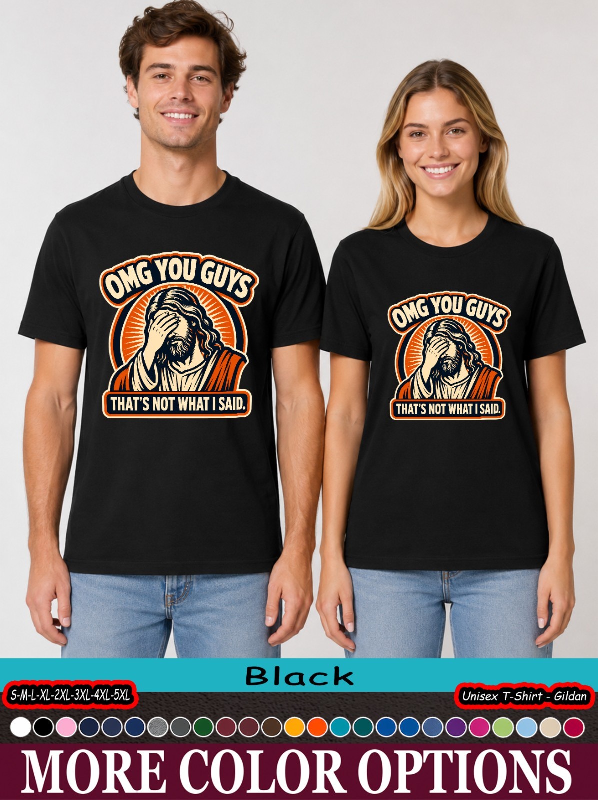 Jesus Facepalm Shirt, OMG You Guys Funny Christian Meme Tee
