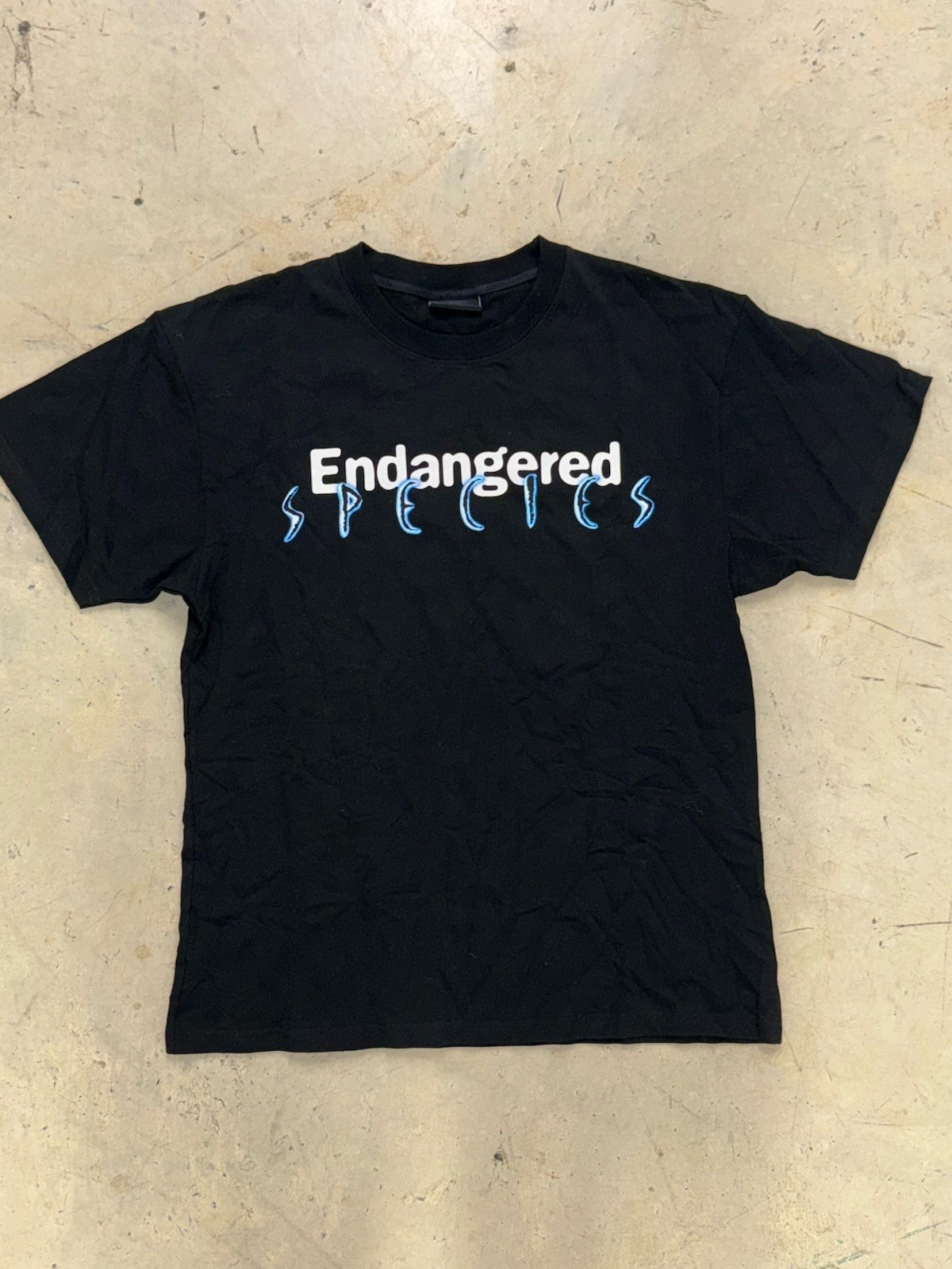 Unknown London Endangered Species Black Graphic T-Shirt Mens Size [Size L]