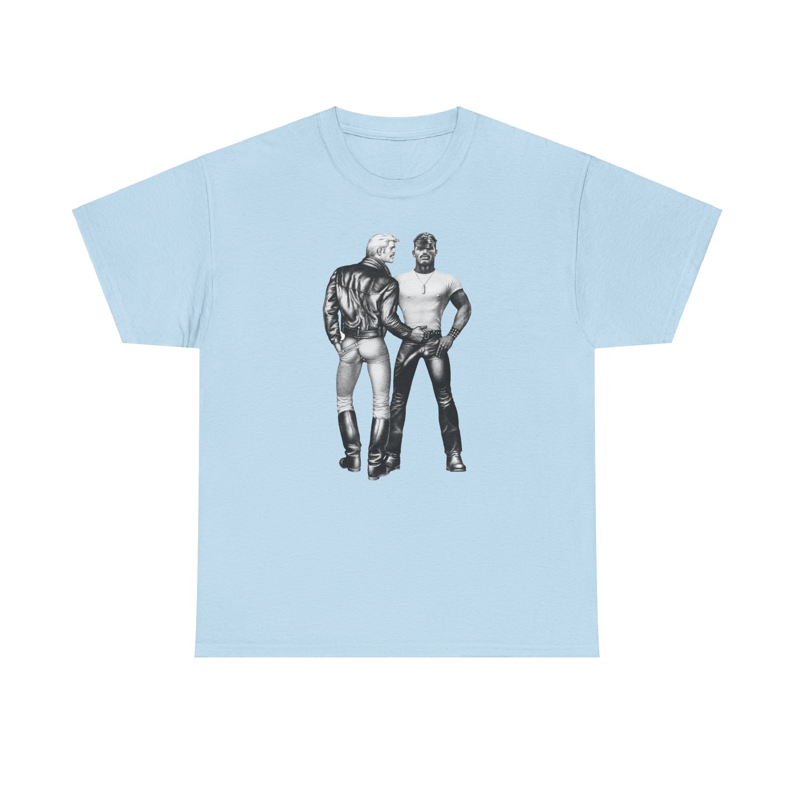 Vintage Print Kake Tom of Finland Gay Tee, LGBTQ Pride Retro T-Shirt Leather