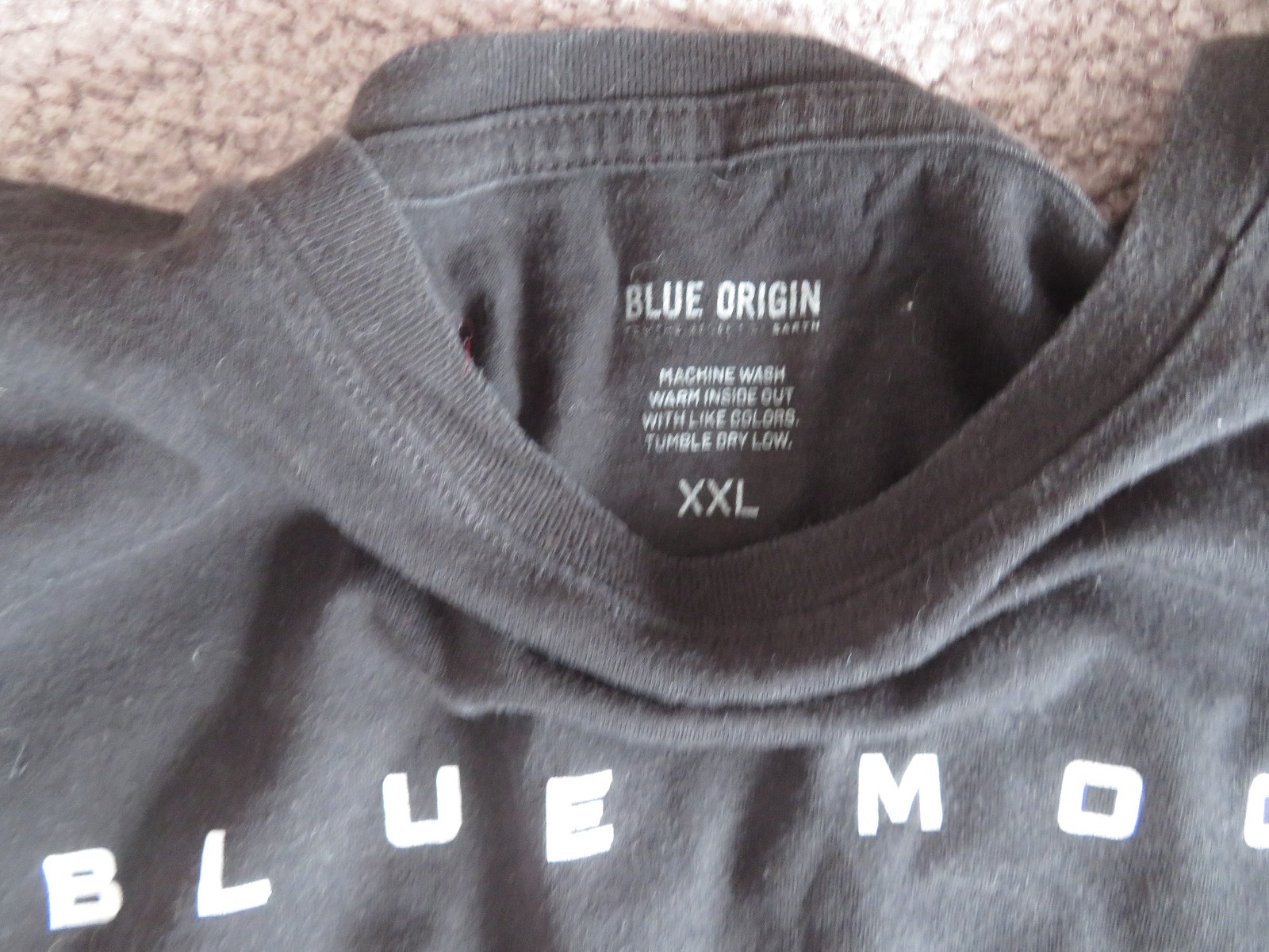 RARE Blue Origin Rocket / Lander T Shirt XXL