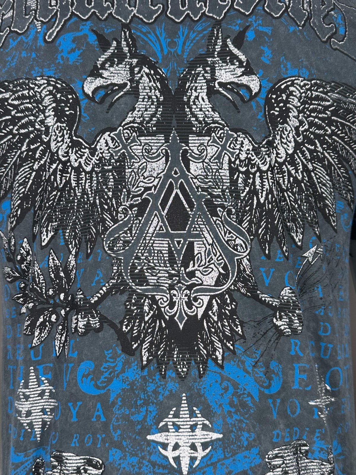 Archaic by Affliction Men’s T-Shirt Calcium Biker Y2K S-5XL