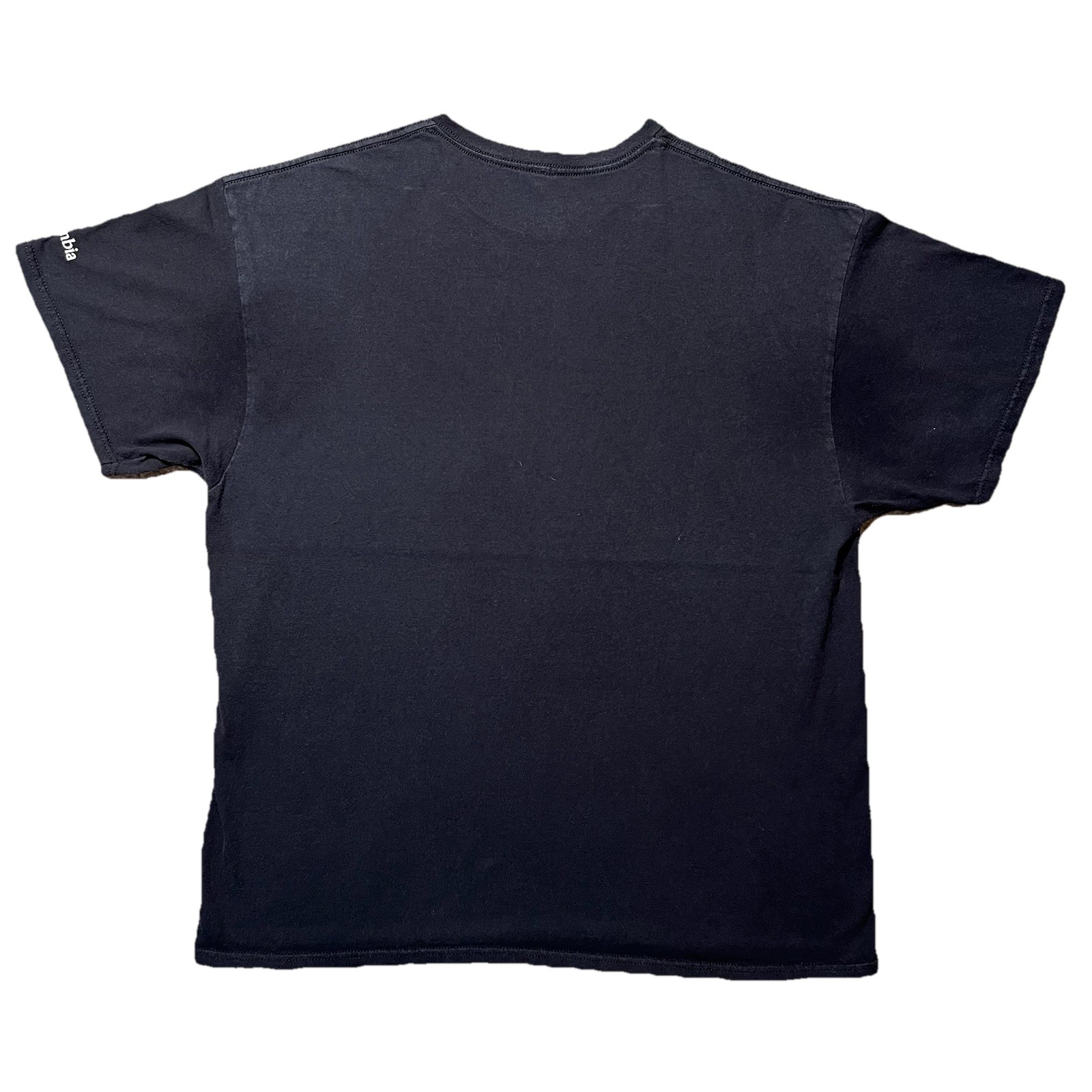 Columbia Sportswear Sunset Box Logo T Shirt Mens XL Black Outdoor Hiking Tee