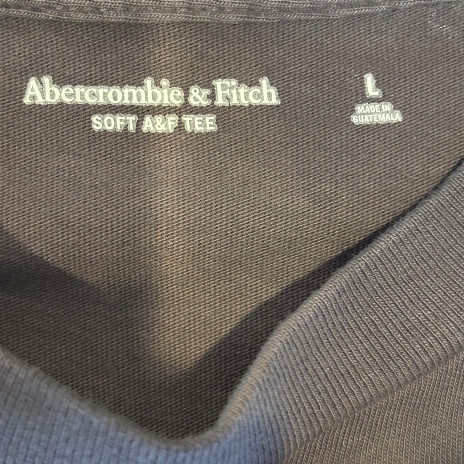 Abercrombie & Fitch Mens Boston Tennis Graphic T-Shirt Gray Large Preppy Retro