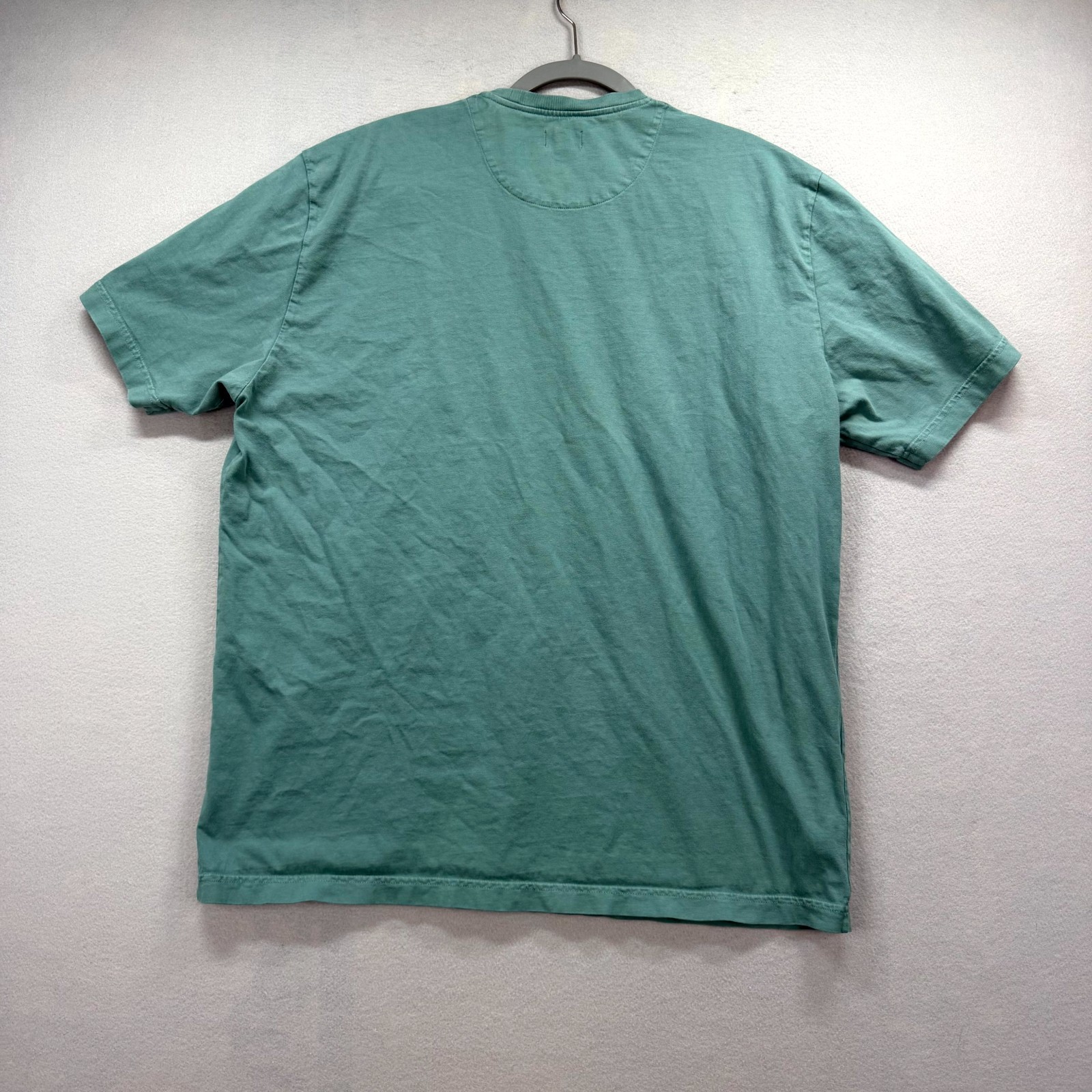 Tomorrows Laundry Classic Essential T-Shirt Mens XXL Teal Everyday Wear Crew