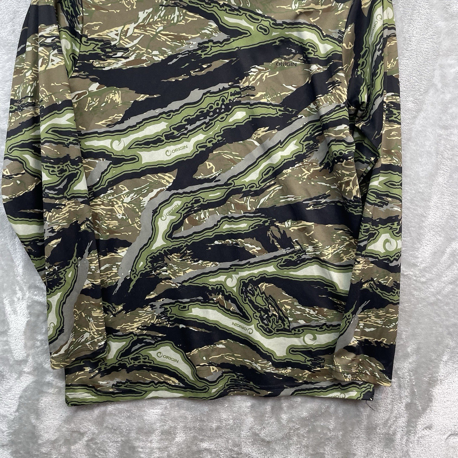 Origin Maine shirt Men medium Compression Rashguard MMA Fighting USA gym hunt