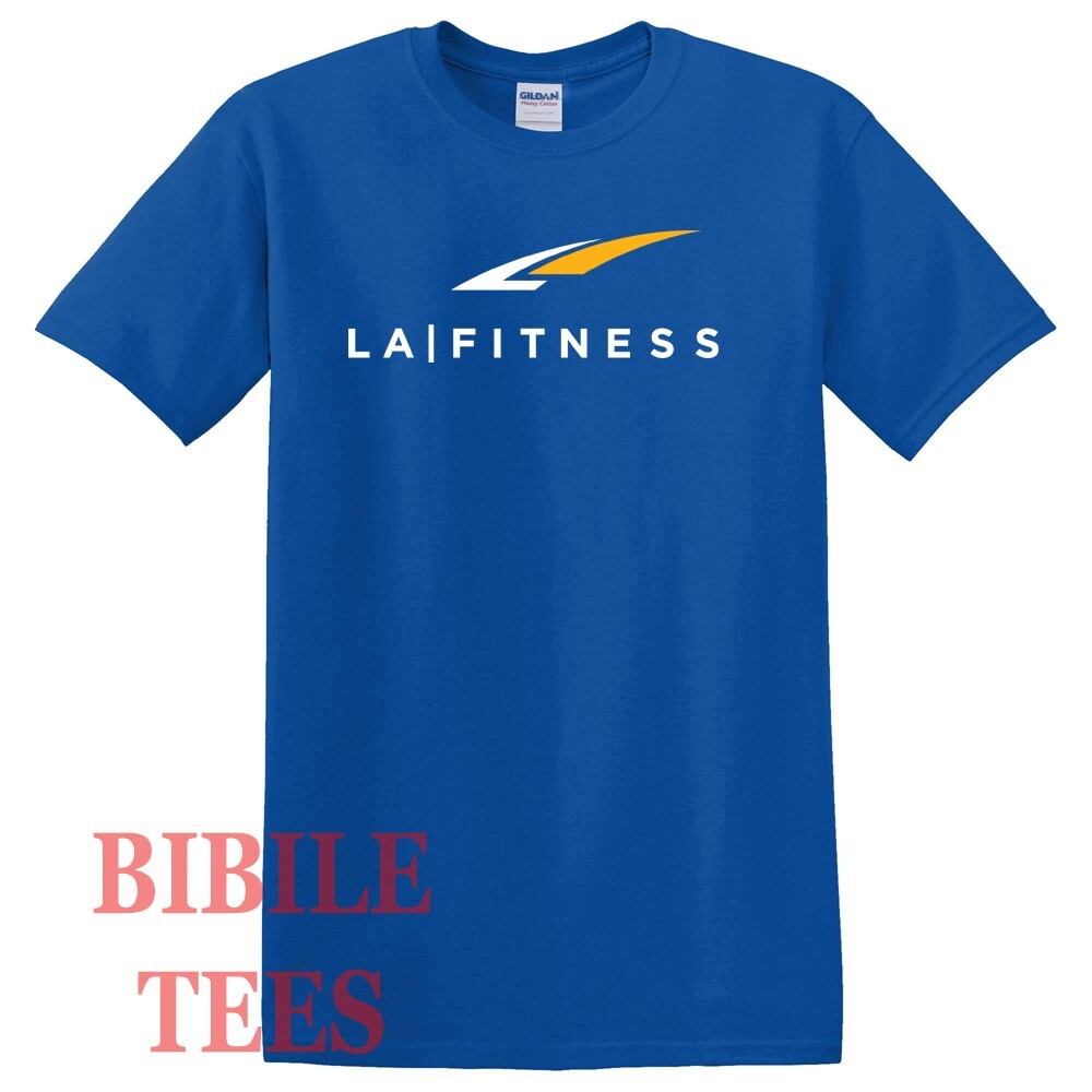 LA Fitness Gym Club Men’s Blue Size S to 5XL