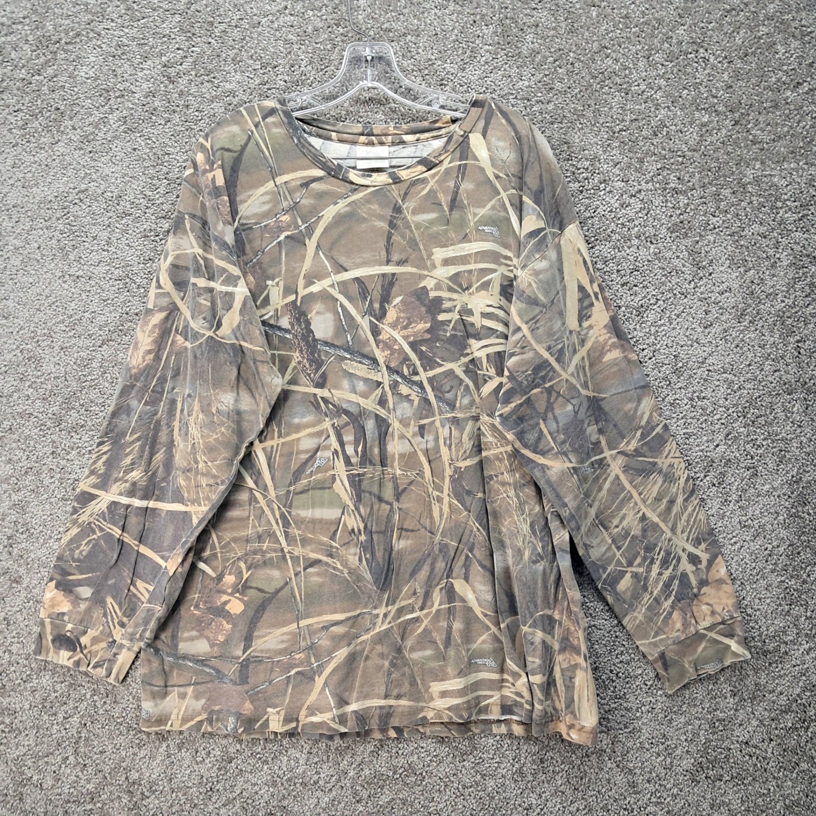 Advantage Max-4 HD Camouflage Long Sleeve Hunting Shirt Mens 2XL 100% Cotton