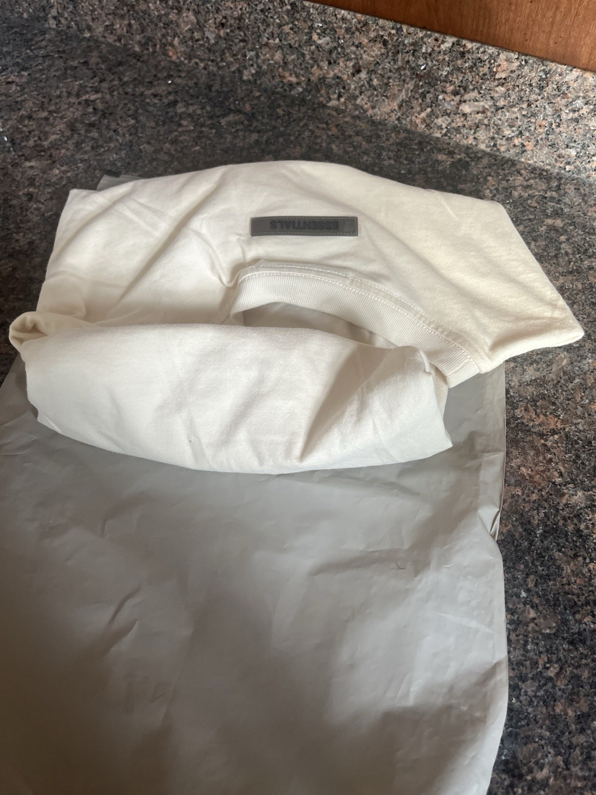 Essentials Men’s Cream T-shirt
