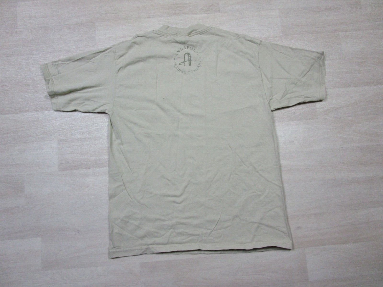 Vintage Fishing Pocket T Shirt (L) Men’s Annapolis Trading Co. USA Made Outdoors