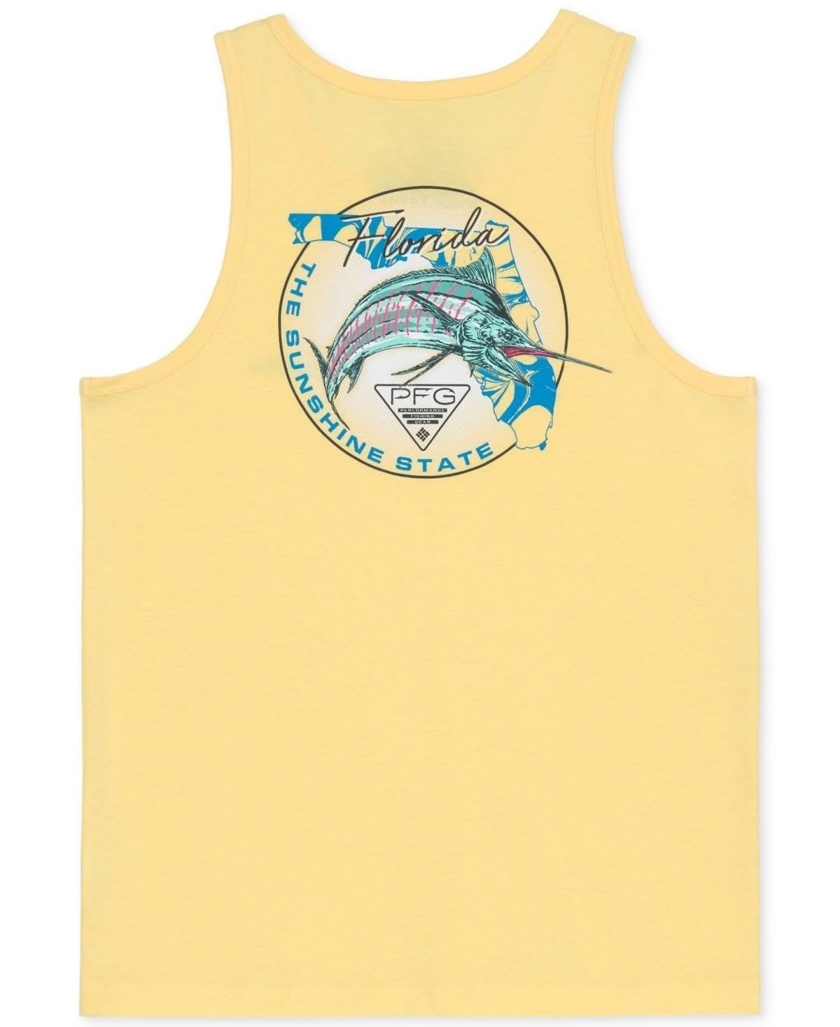 Columbia Men’s Regular fit Sleeveless Tank Top Shirt Yellow