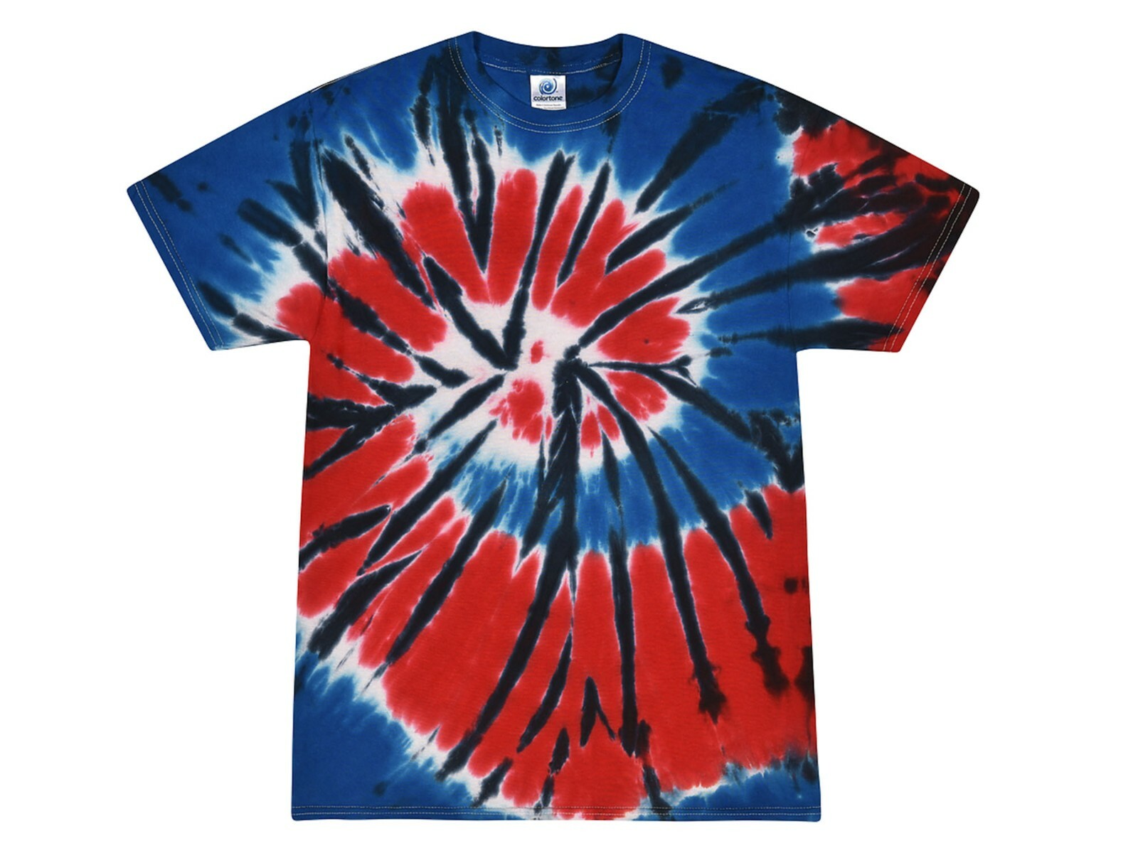 Multi-Color Handmade Tie Dye T-Shirts Kids & Adult 100% Cotton Colortone
