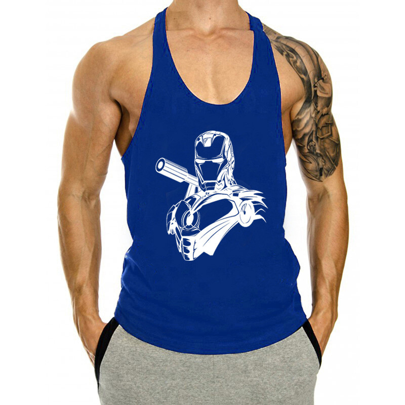 Sports Running Training Quick-drying Fitness Vest Cotton Leisure Printing