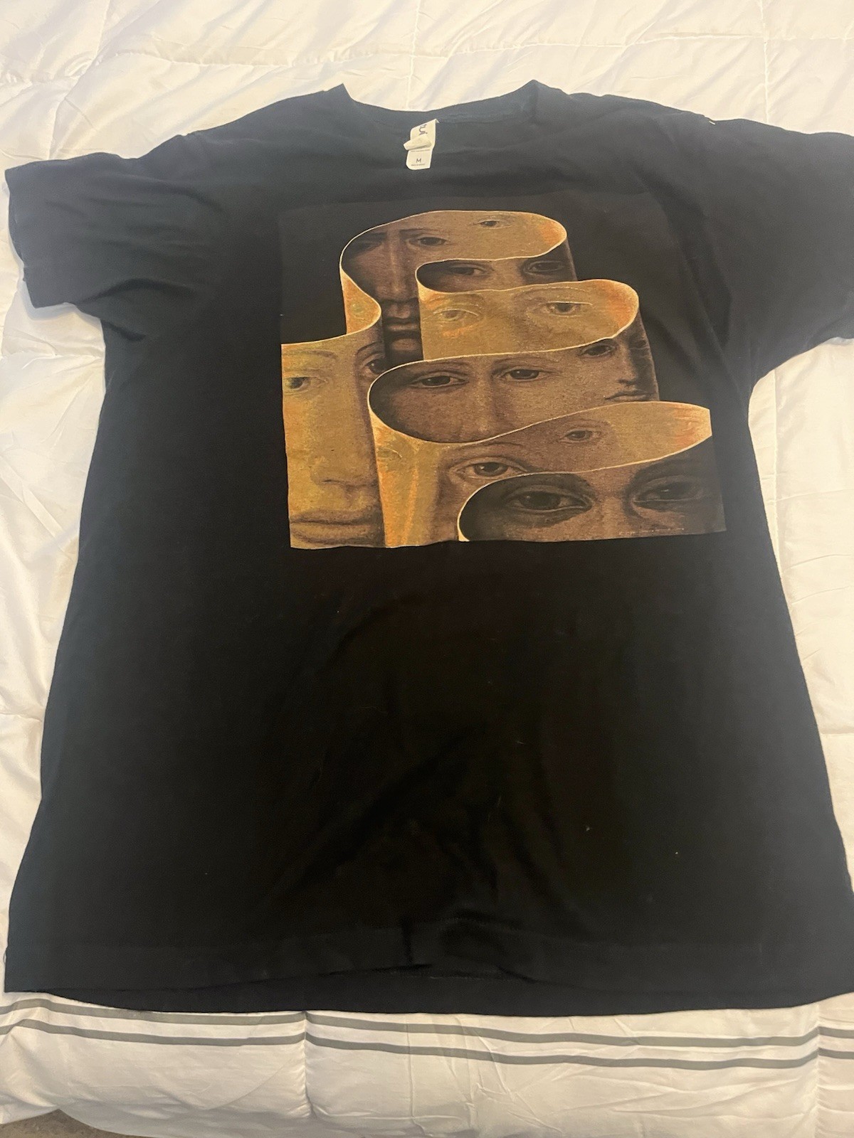 The Fixx Every Five Seconds Tour 2022 Black Graphic Print Tee Mens M