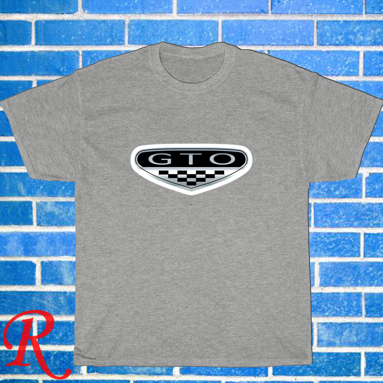 New Pontiac GTO Logo Black/Grey/Navy/White Size S-5XL Unisex T-Shirt
