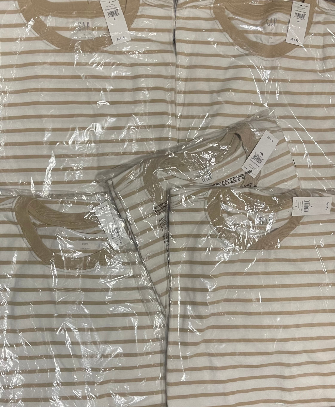GAP Men’s Short Sleeve Crew Neck Everyday Premium Wash T-Shirts S M L XL XXL-NEW