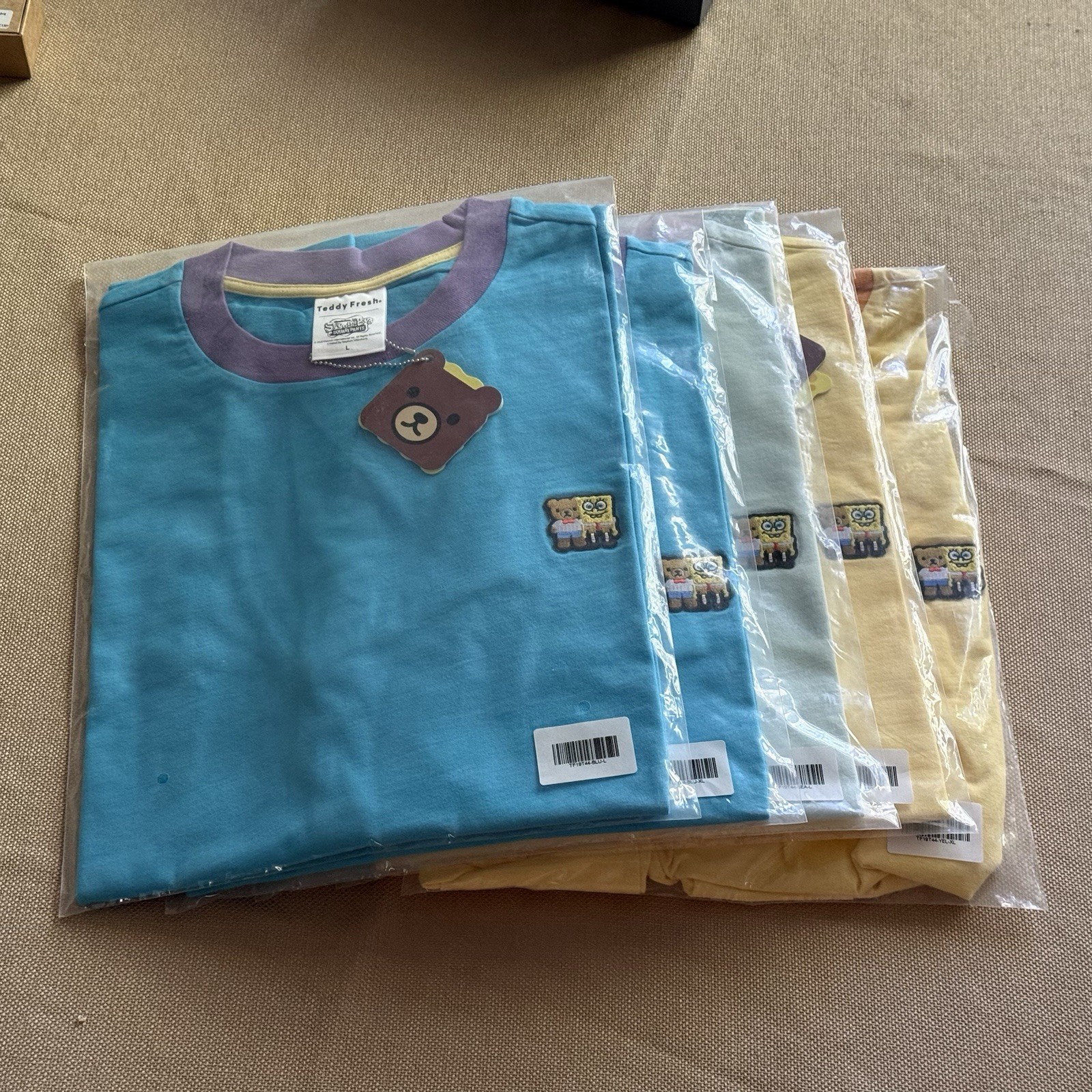 Teddy Fresh X SpongeBob Classic Patch T-Shirt NEW/NOS c.2020