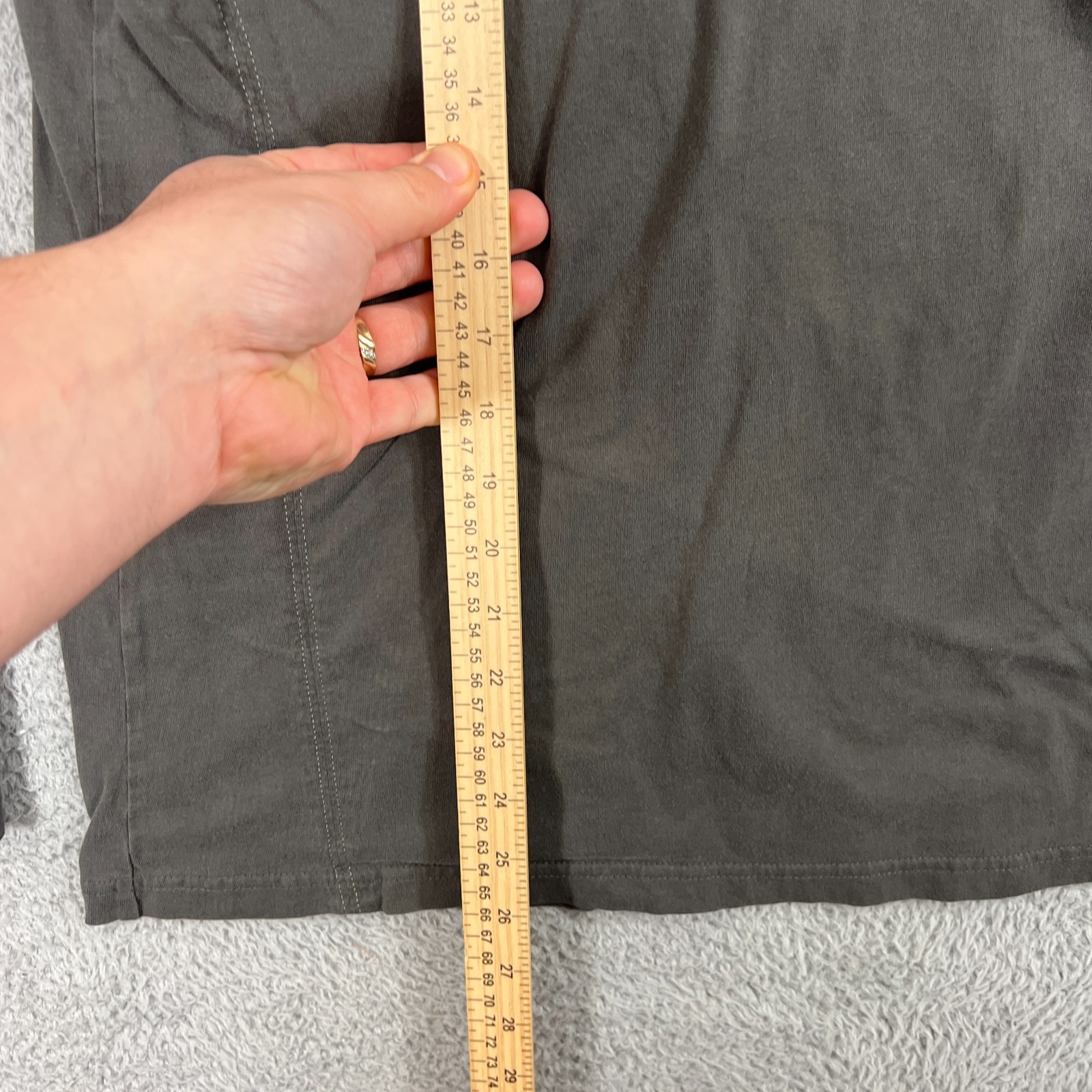 Kuhl Shirt Mens Medium Gray Wildfibre Organic Cotton Long Sleeve Tee Tagless