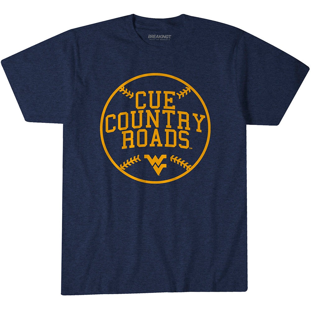 West Virginia Baseball: Cue Country Roads Shirt