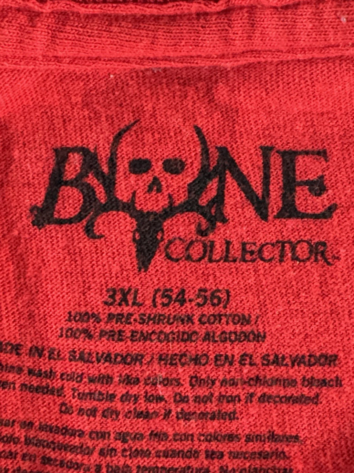 Mens 3XL Bone Collector T-shirt Excellent Condition Ref 100% Pre Shrunk Cotton