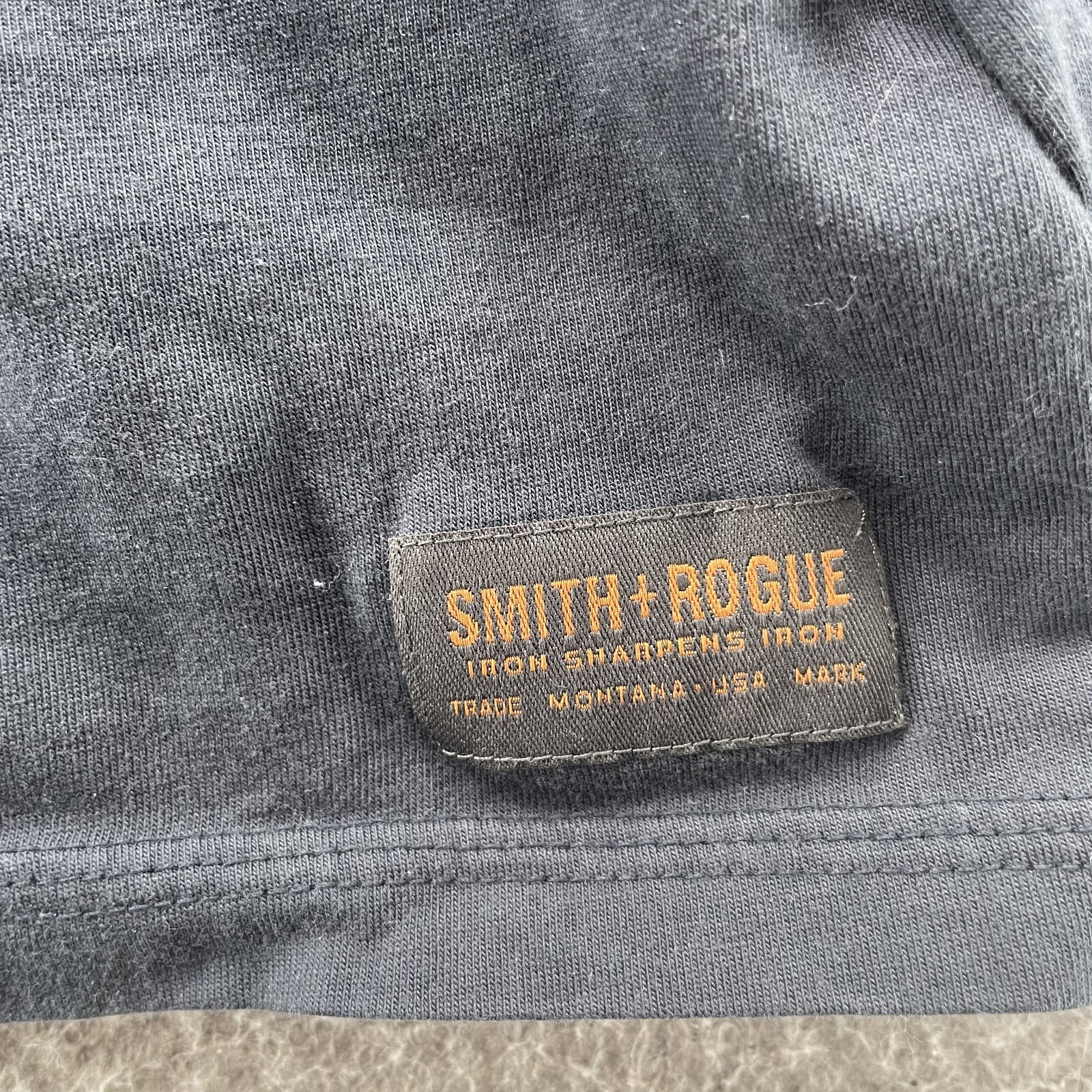 Smith & Rogue T-Shirt Men’s Large Blue Hiking Outdoor Performance Workwear Camp