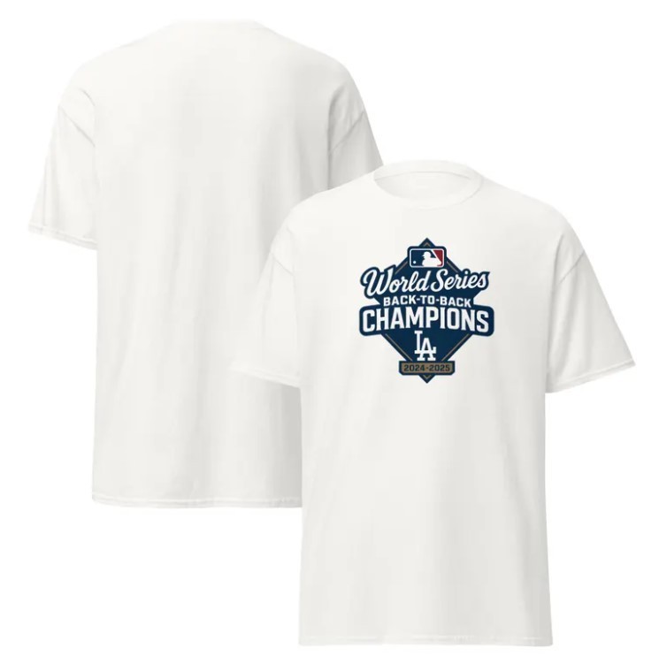 Champions T-Shirt | La Dodgers Back to Back Champs