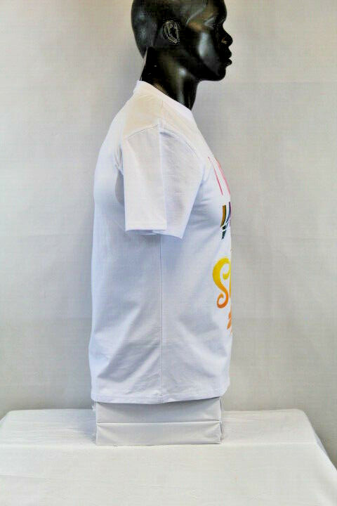 BKYS S/S YOUNG WILD SHININ GRAPHIC T-SHIRT WHITE/MULTICOLOR T116DTWHT