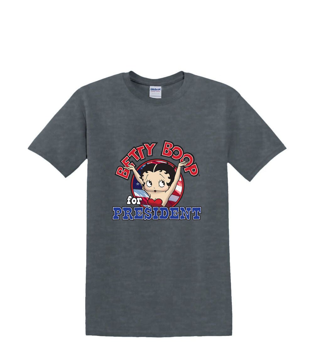 T-Shirt S to 2XL 3XL – BETTY BOOP -for PRESIDENT – Fun Humor Adult