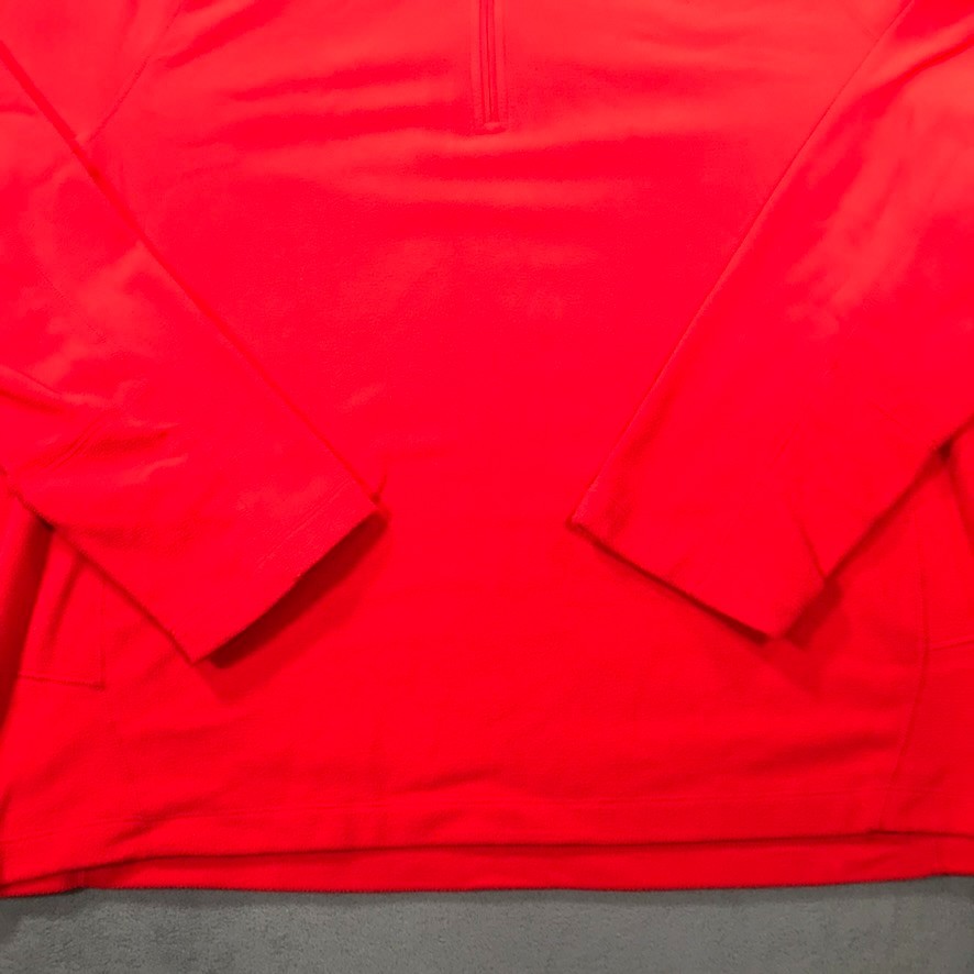 The North Face Sweater Men’s XL Red Fleece 1/4 Zip Pullover Mock Neck Outdoors