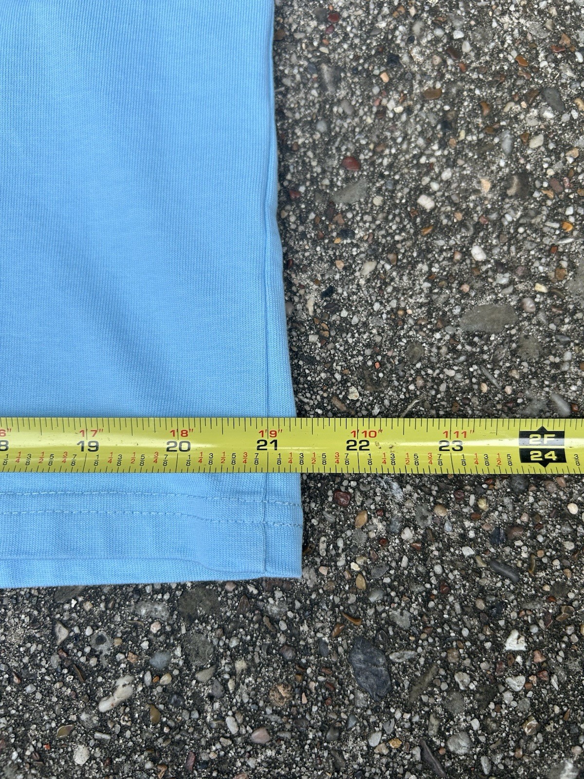 SUPPLY & DEMAND NYC GRAPHIC RHINESTONE STREETWEAR MEDIUM BABY LIGHT BLUE