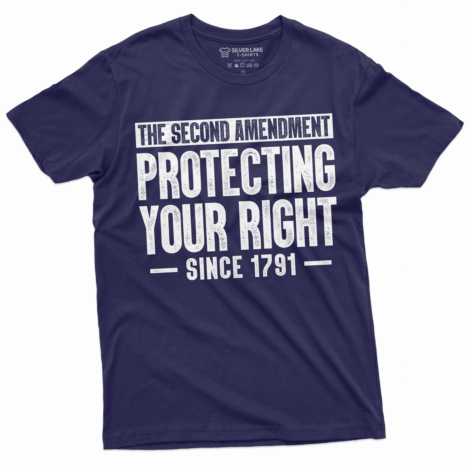 2nd Amendment protecting your rights since 1791 T-shirt second gun rights tee