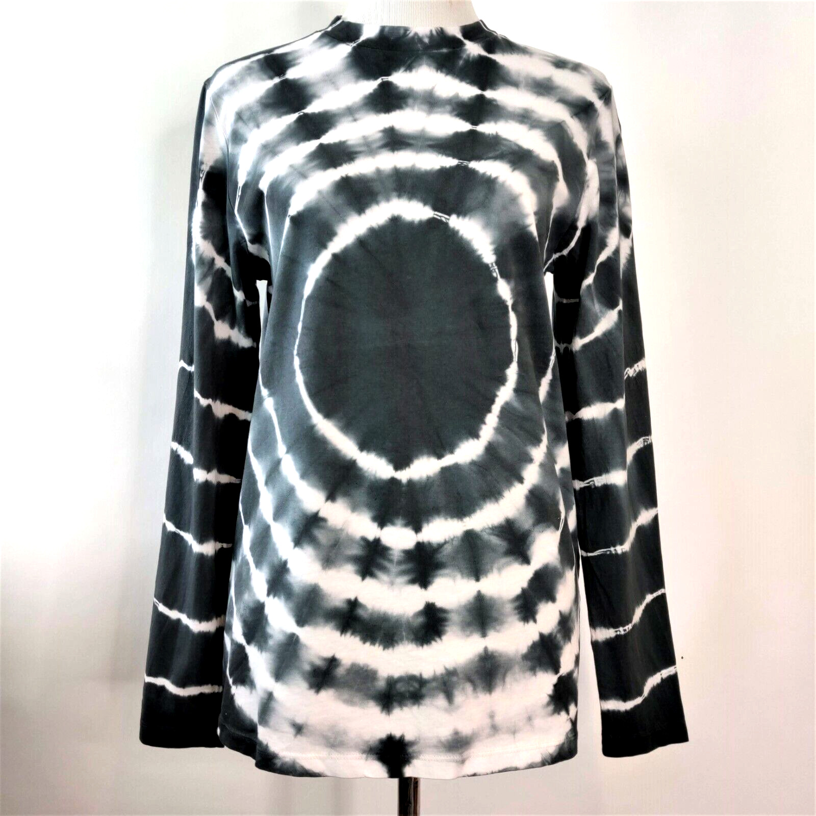 Asos NWT Unisex Sz 2XS Tie Dye L.A. Happy Face Graphic Long Sleeve T-Shirt Top