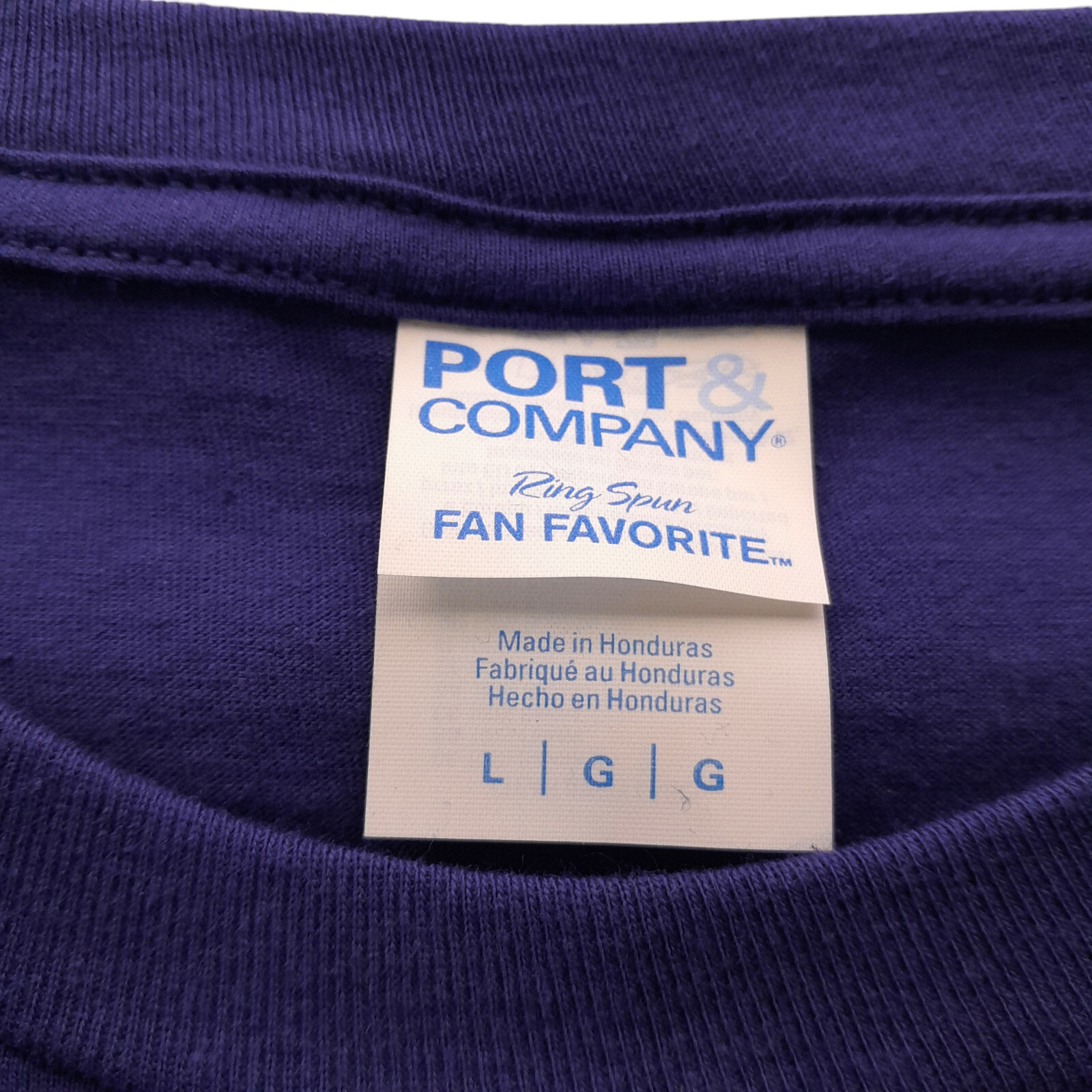 Port&Co. t-shirt Men C42/blue+ white graphic print ”San Jose Del Cabo”/Cotton