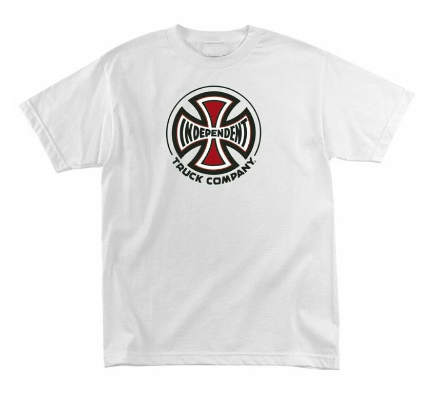 Independent Trucks TRUCK CO LOGO Skateboard T Shirt WHITE S-5XL