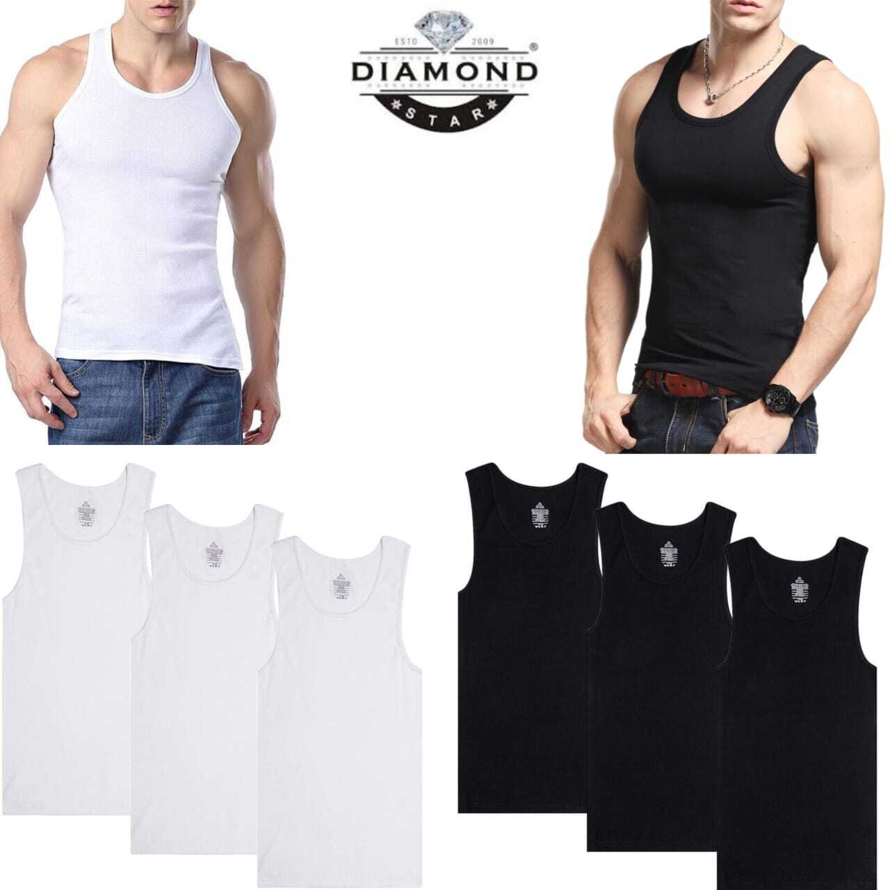 6-12 Pack Men’s Tank Top 100% Cotton A-Shirt Wife Beater Undershirts Size S-4XL