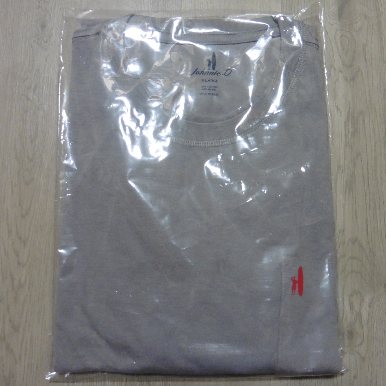 JOHNNIE O Mens S M L XL 2XL T SHIRT US PALM TREE STEEL GREY FLAG GOLF BRENNAN