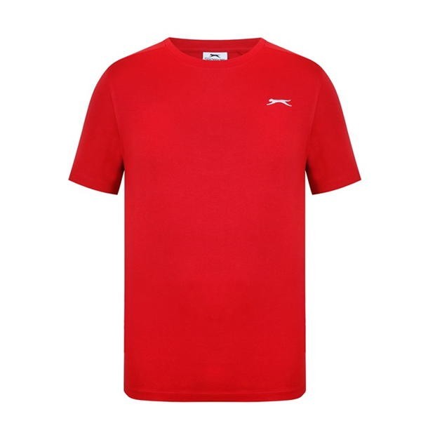 Mens Slazenger 100% Cotton Plain Crew Neck T Shirt XS S M L XL XXL 3XL 4XL BNWT