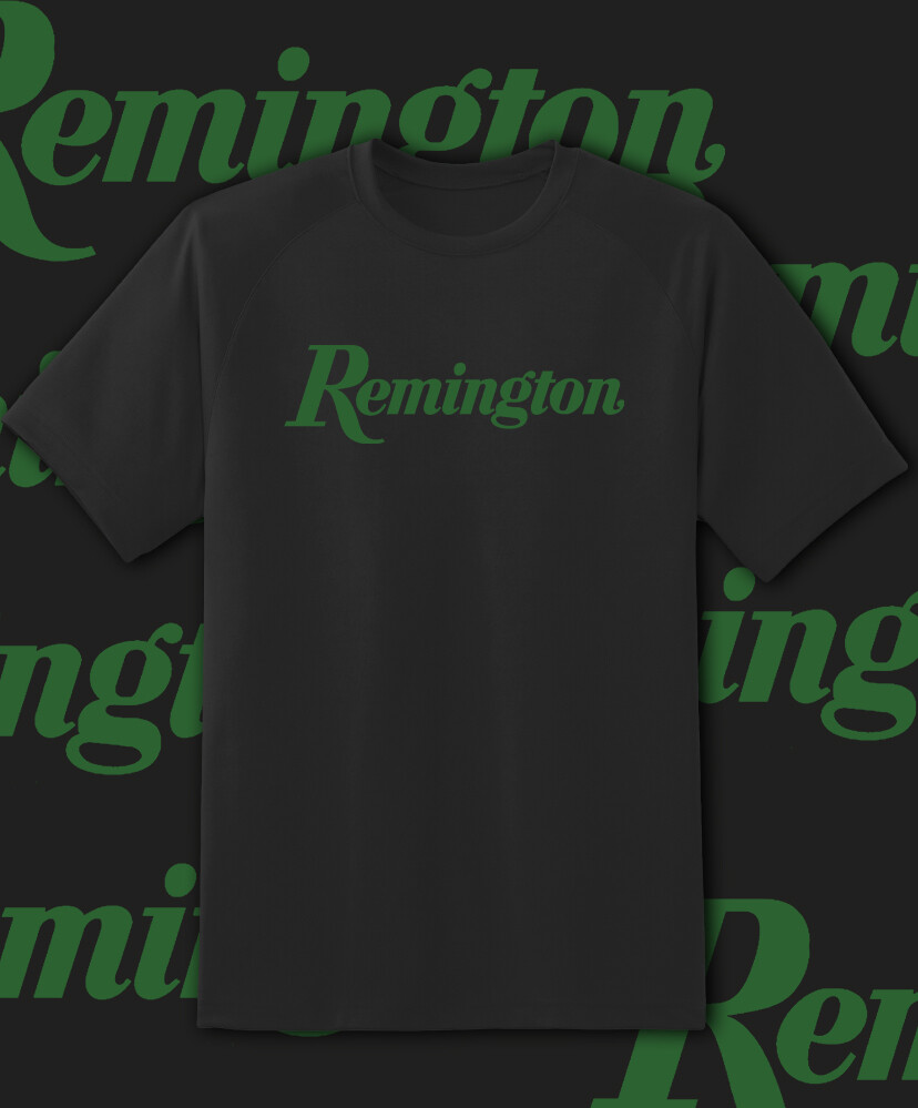Remington Firearms Green Logo shirt 6 Sizes Youth Med- Adult 6XL! Fast Ship!